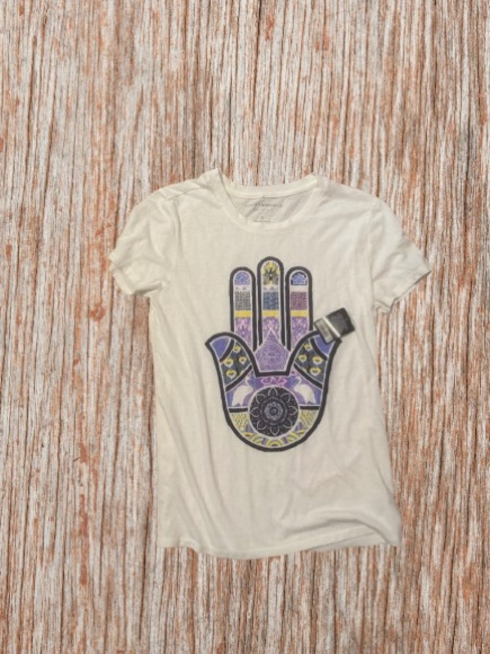 Lucky Brand Ultra Soft Hamsa Tee NWT